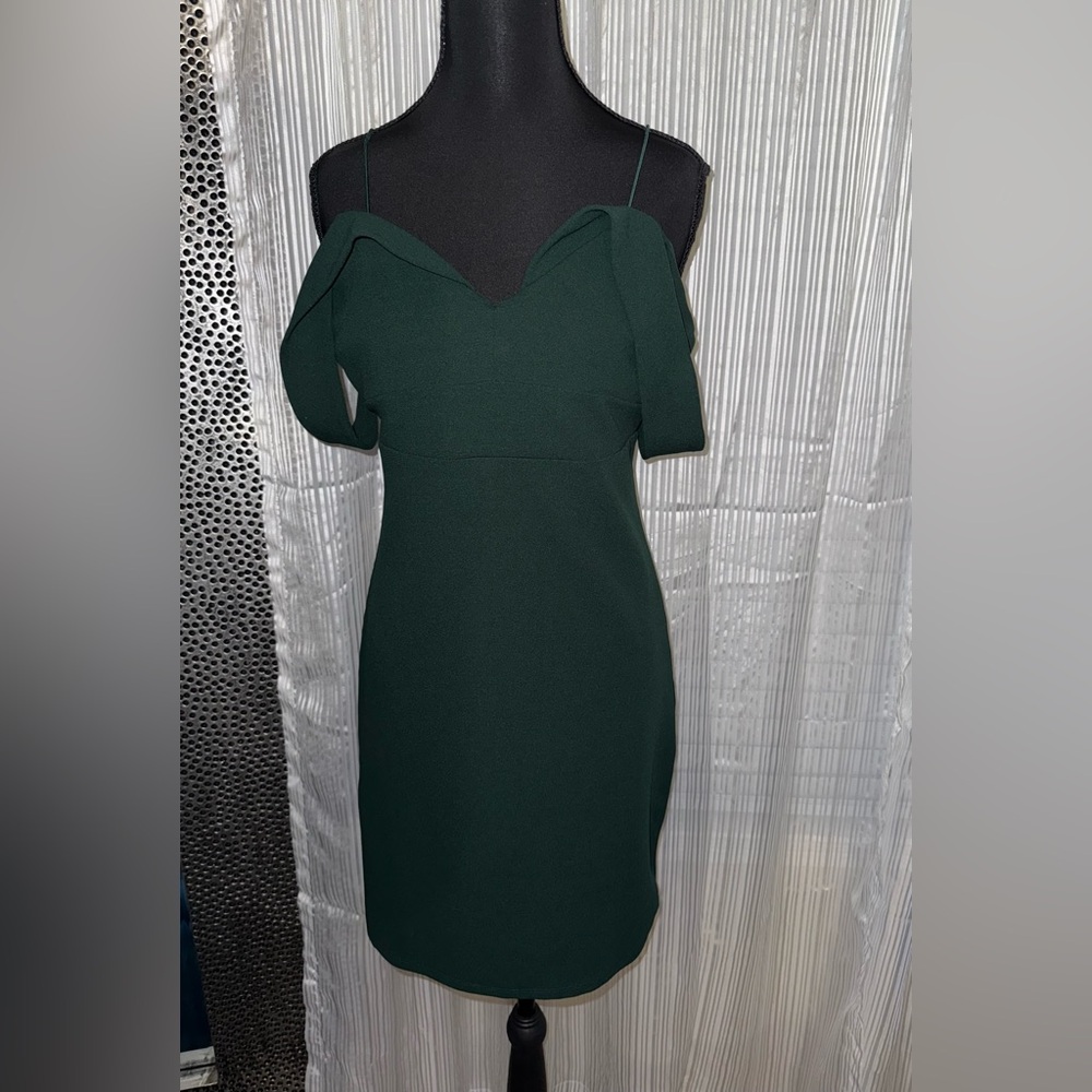 Almost Famous Forest Green Mini Dress